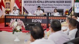 Pembinaan di Kanwil BPN Provinsi Sumsel, Menteri Nusron Tekankan Layanan Pertanahan yang Adaptif bagi Generasi Muda
