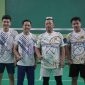 Menteri Nusron dan Wali Kota Palembang Tunjukkan Semangat Sportivitas di Lapangan Bulu Tangkis PORNAS KORPRI XVII