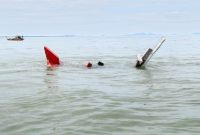 Kapal Bermuatan Semen Tenggelam di Perairan Pulau Moro, Satu ABK Masih Dicari. FOTO: Dokumen SAR