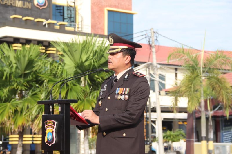 Polres Karimun Gelar Upacara Peringatan Hari Sumpah Pemuda ke-97, Ajak Generasi Muda Jaga Persatuan dan Bijak Bermedia Sosial