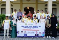 Bupati Karimun Lepas Atlet Disabilitas Berlaga di Popnas dan Peparpenas 2025. FOTO/Eka Perdana/Prokopim