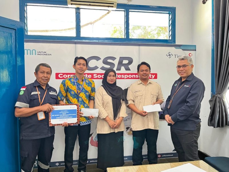 Konsisten Dukung Dunia Pendidikan, PT TIMAH Tbk Bantu Kegiatan Belajar dan Kreativitas Siswa di Bangka Barat
