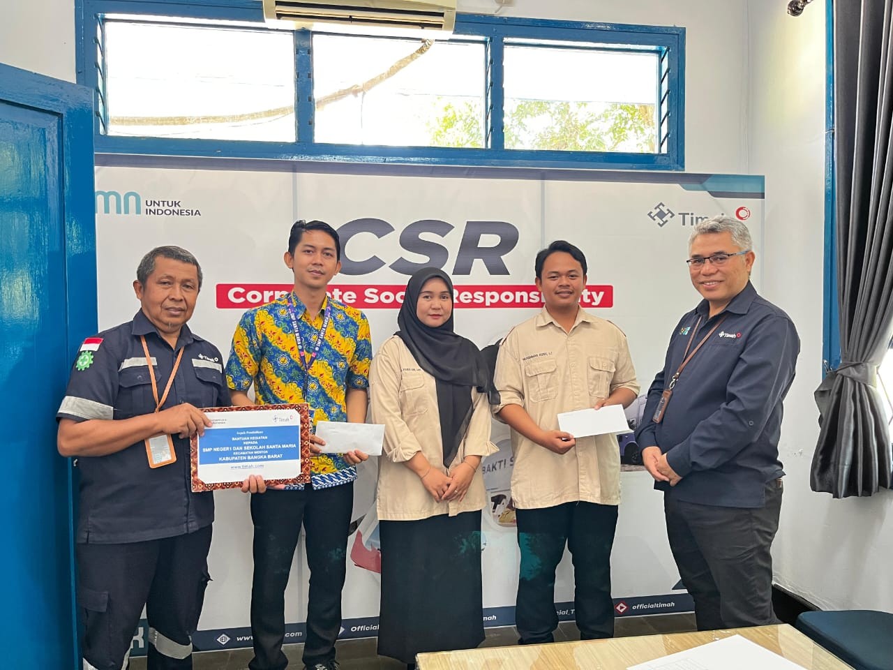 Konsisten Dukung Dunia Pendidikan, PT TIMAH Tbk Bantu Kegiatan Belajar dan Kreativitas Siswa di Bangka Barat