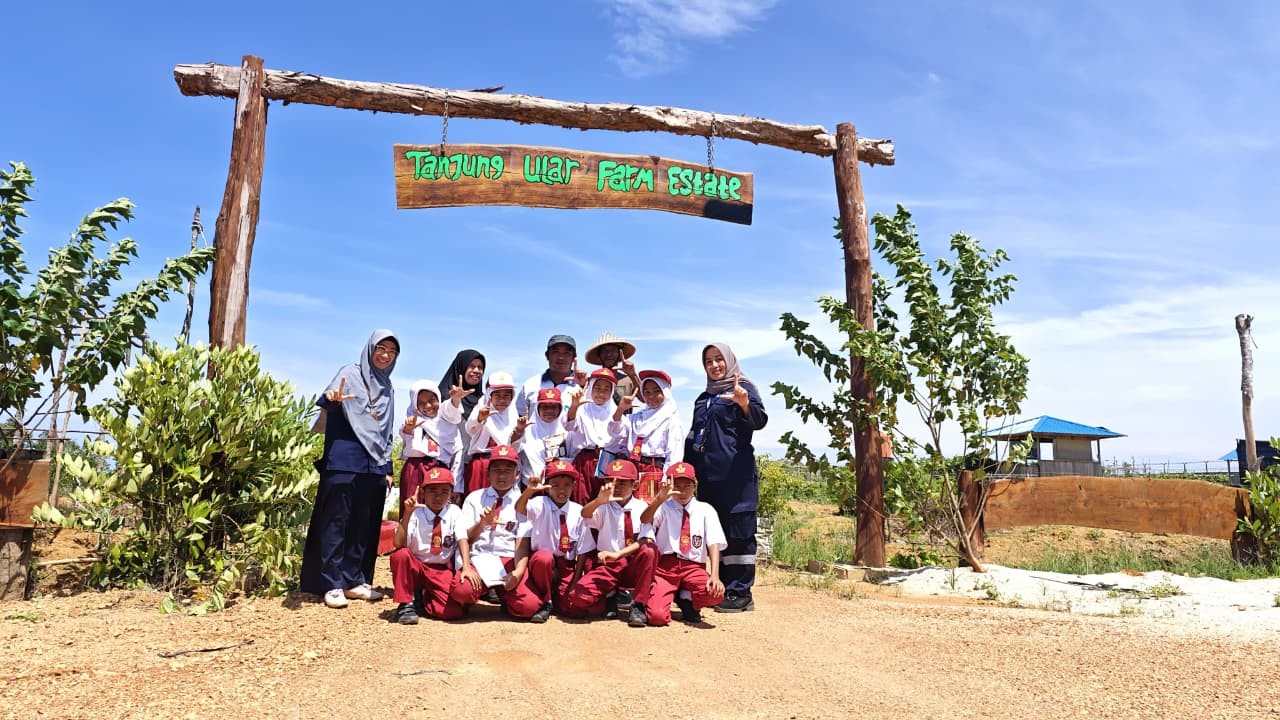 Farm Estate PT TIMAH Tbk Jadi Sarana Edukasi Pelajar tentang Pertanian Produktif