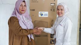 PT TIMAH Tbk Bantu Pelaku UMKM Rusip Asri Jaga Kualitas Produksi Lewat Bantuan Kulkas