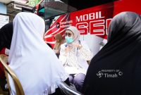 Mobil Sehat PT TIMAH Tbk Hadir di Desa Cambai, Warga Berharap Datang Lagi 