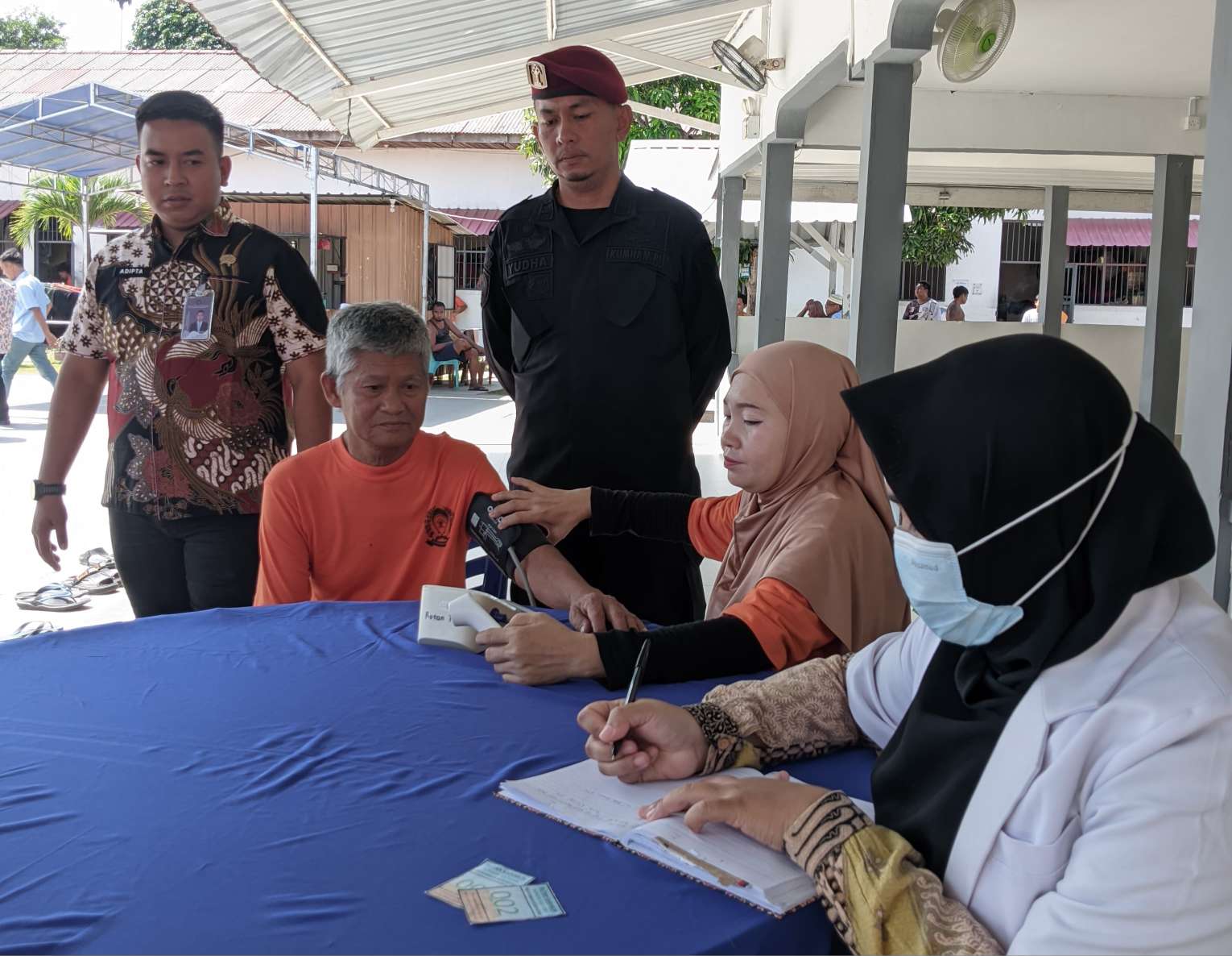 Dekatkan Layanan, Rutan Karimun Hadirkan Pos Kesehatan Keliling di Blok Hunian