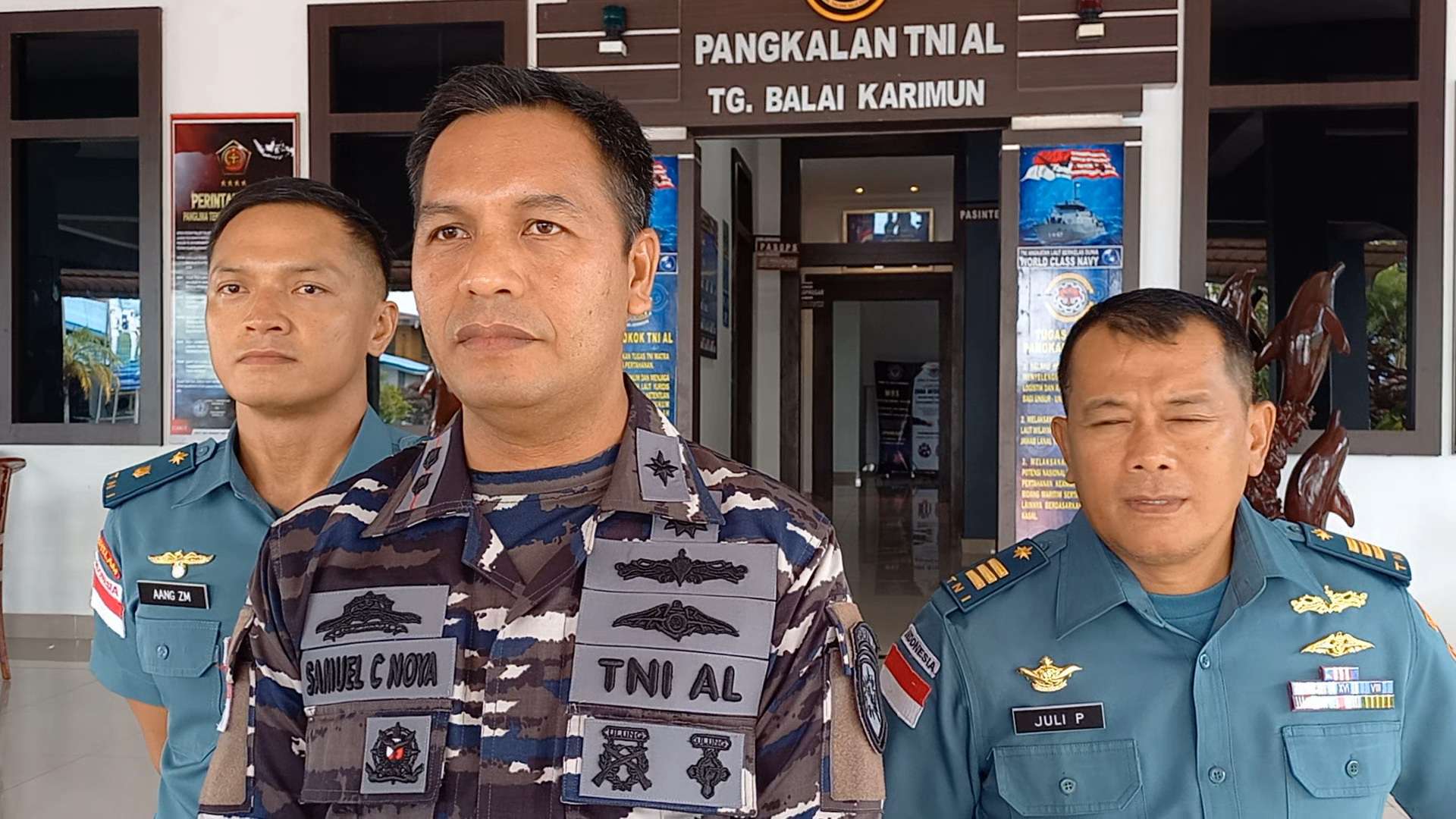 Danlanal Karimun Letkol Laut (P) Samuel Chrestian Noya. 