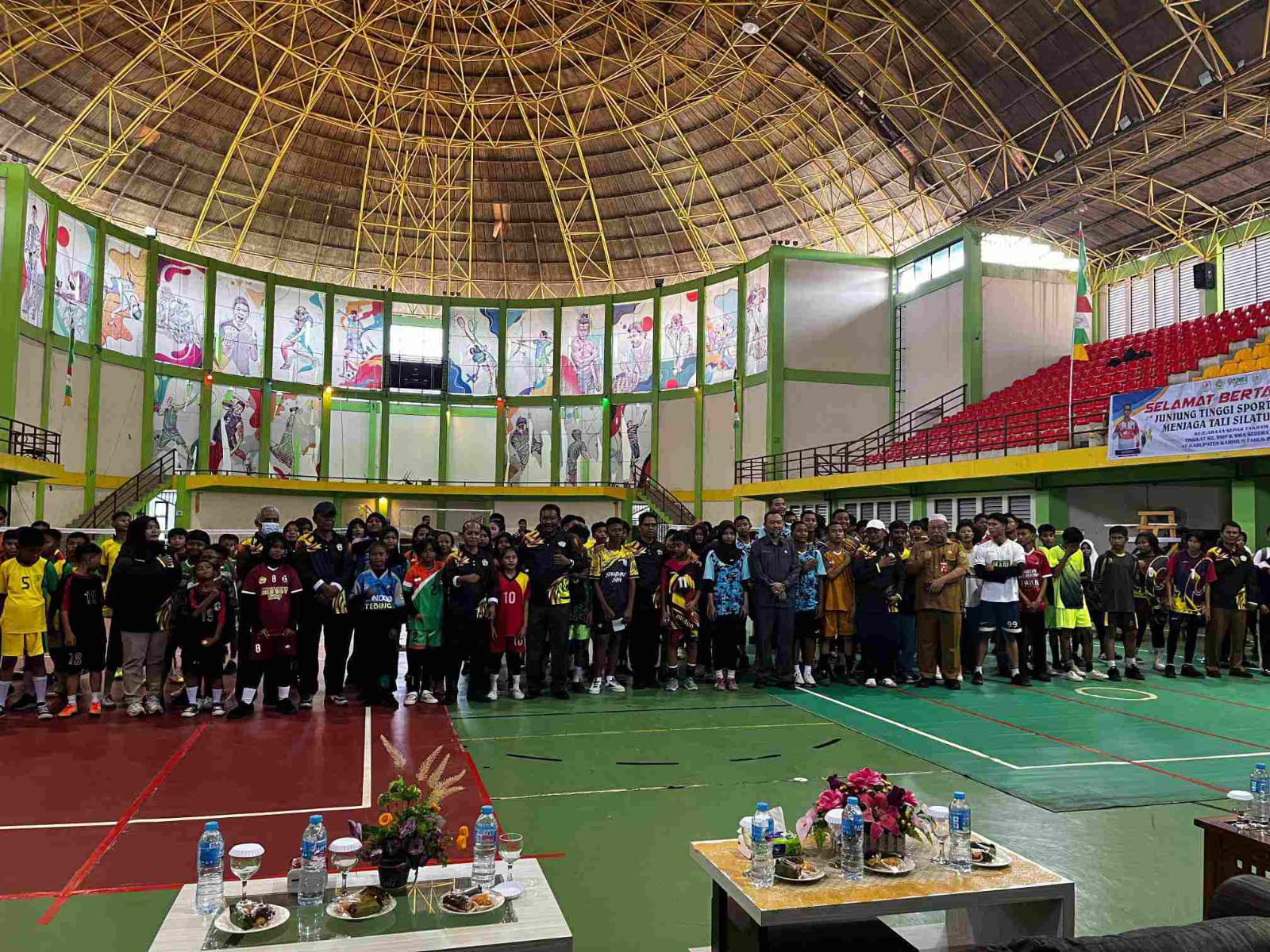 43 Atlet Pelajar Karimun Berebut Tiket Menuju Popda 2026 di Cabor Sepak Takraw