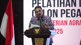 Tutup Latsar Gelombang 1 Tahun 2025, Sekjen Kementerian ATR/BPN Beri 3 Pesan untuk Pedoman CPNS dalam Bertugas