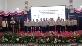 Najih Prasetyo Kukuhkan PDPM Karimun. FOTO: ricky/kepriheadline.id