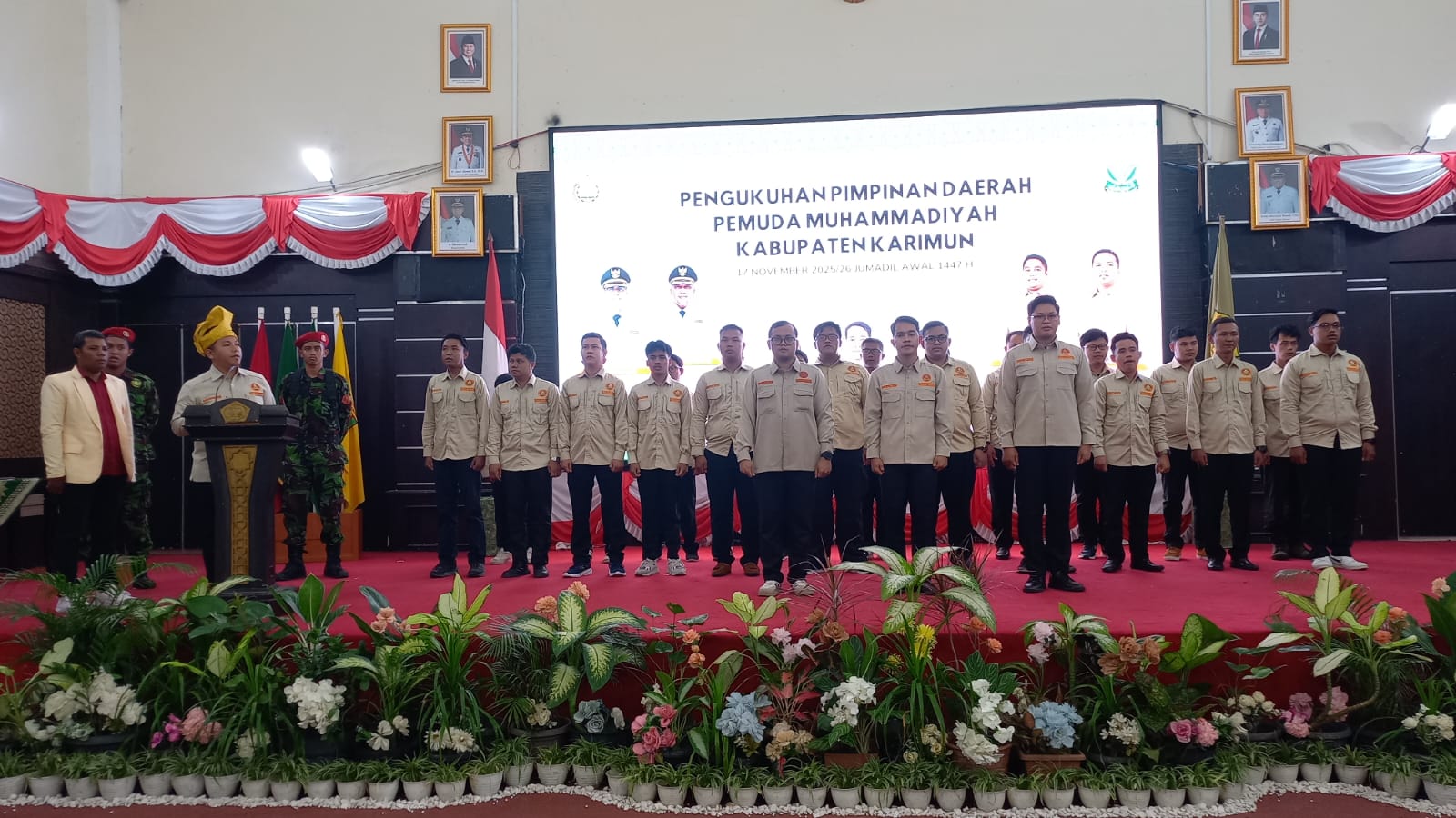 Najih Prasetyo Kukuhkan PDPM Karimun. FOTO: ricky/kepriheadline.id