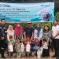 Dukung Penanganan Stunting, PT TIMAH Tbk Serahkan Puluhan Paket Makanan Tambahan untuk Warga Teluk Uma