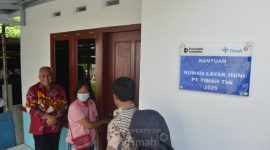 Penantian Panjang Aling  Miliki Rumah Layak Berakhir Bahagia dengan Bantuan PT TIMAH Tbk 