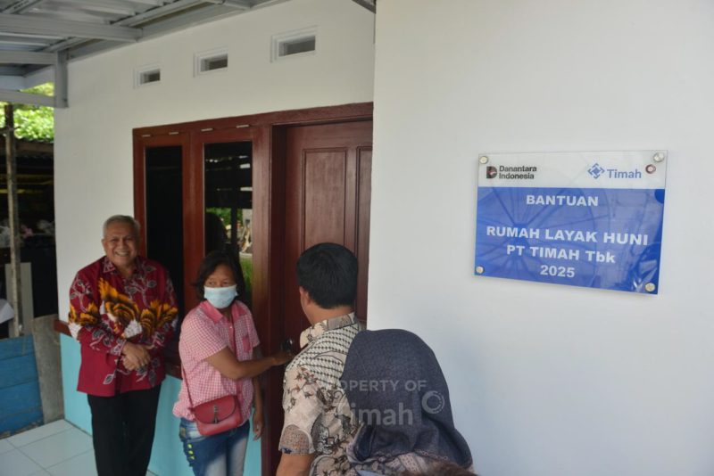 Penantian Panjang Aling  Miliki Rumah Layak Berakhir Bahagia dengan Bantuan PT TIMAH Tbk 