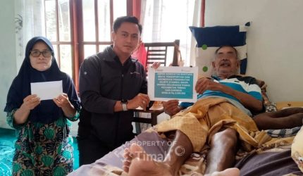PT Timah Bantu Biaya Pengobatan Warga Kelurahan Pamak, Keluarga Tak Menyangka Terima Perhatian Perusahaan