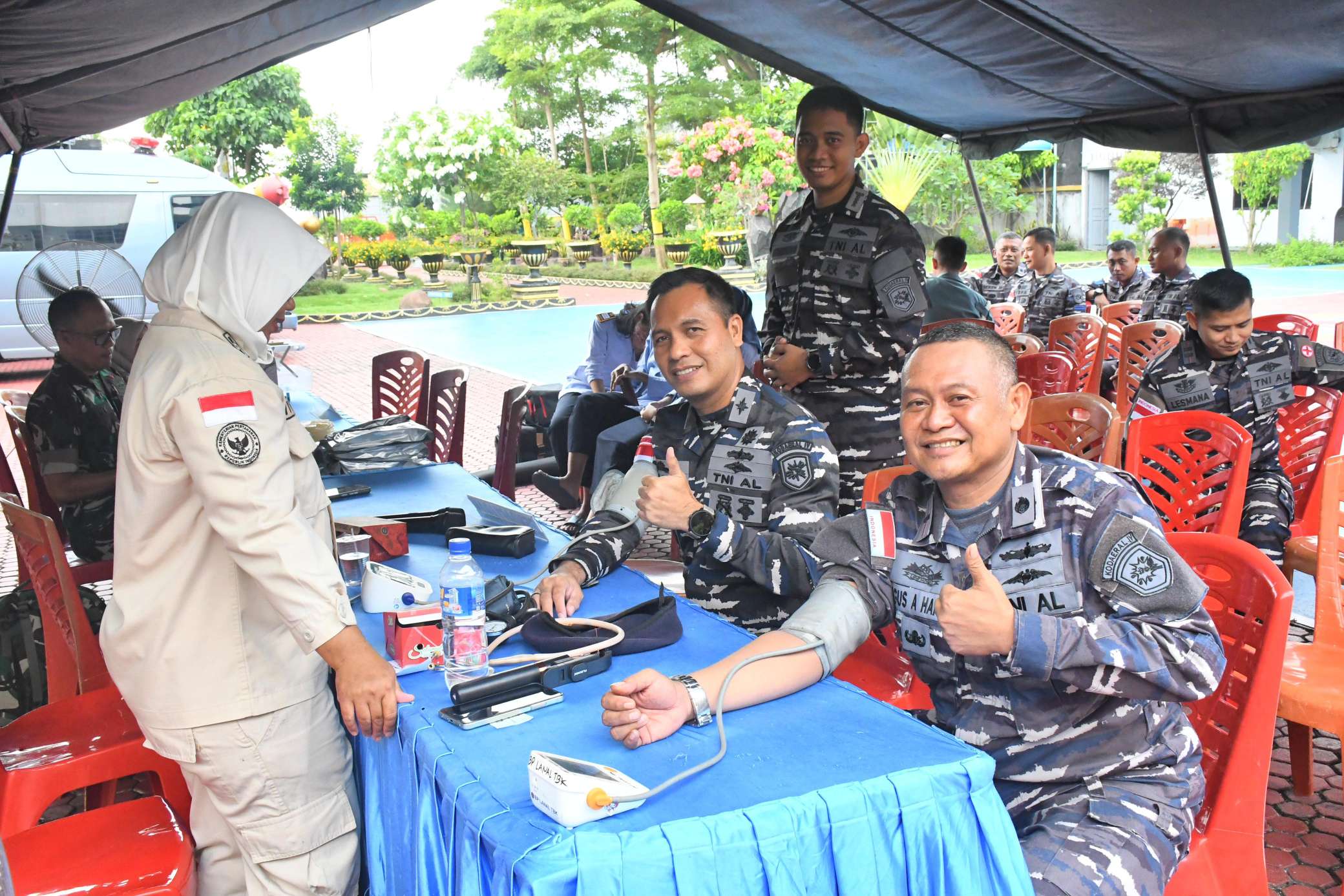 Lanal TBK Dukung Aksi Donor Darah Sambut Natal 2025 di Karimun