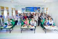 RS Bakti Timah Karimun Gelar Mini MCU dan Edukasi Gizi untuk Ibu-ibu di Desa Pongkar. FOTO: Angga/Humas RSBT Karimun