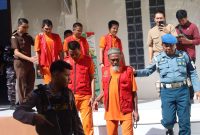 Jaksa Kejari Karimun Tuntut Hukuman Mati Lima Terdakwa Kasus Narkotika 704,8 Kilogram. FOTO: Humas Kejari Karimun