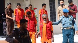 Jaksa Kejari Karimun Tuntut Hukuman Mati Lima Terdakwa Kasus Narkotika 704,8 Kilogram. FOTO: Humas Kejari Karimun