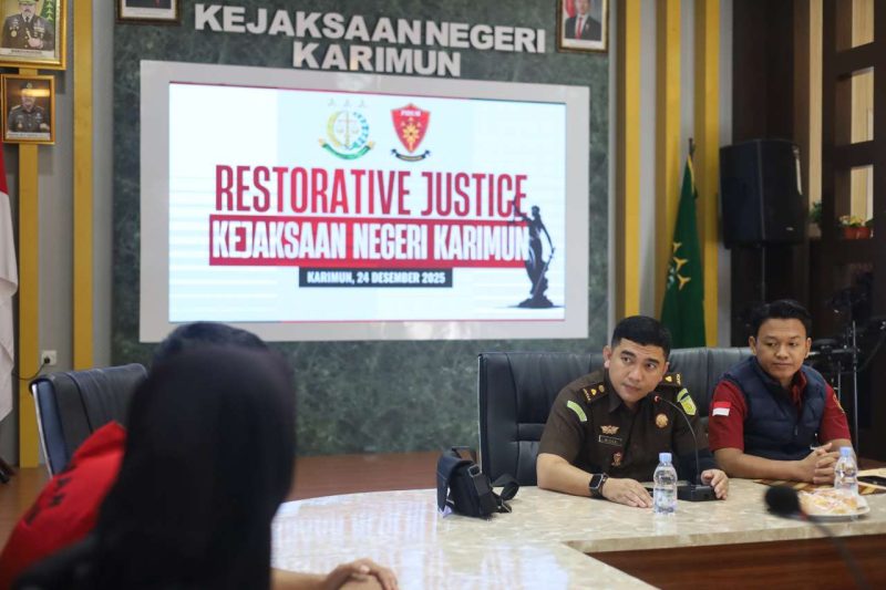 Kejari Karimun Hentikan Penuntutan Kasus Narkotika Lewat Keadilan Restoratif