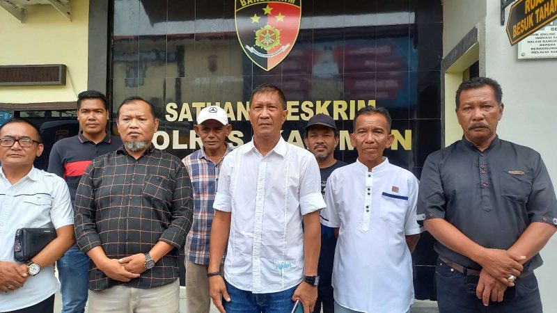 Laporan Dugaan Pemerasan Oknum LSM, Keluarga NK Temui Polres Karimun