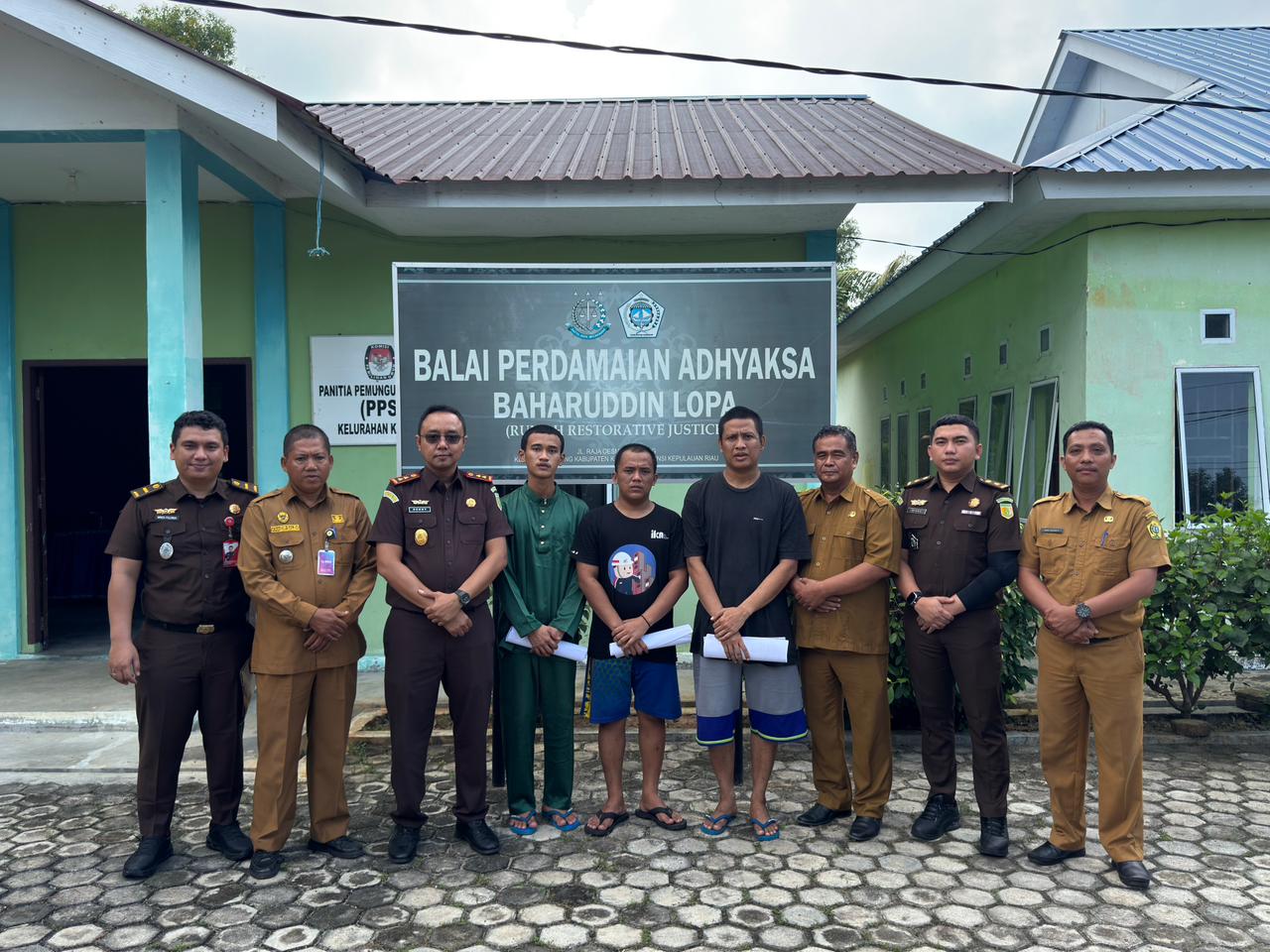 Melalui Restoratif Justice, Tiga Pelaku Pencurian Kabel Hirup Udara Bebas