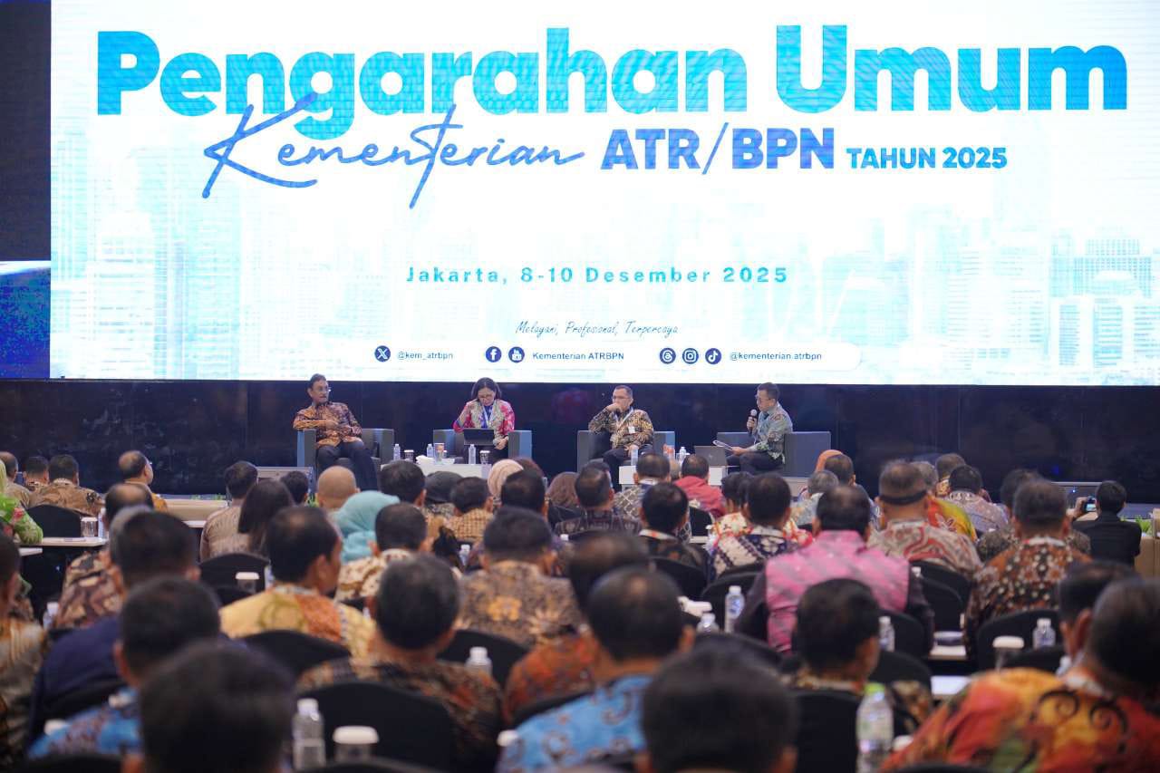 Beri Pengarahan Umum di Rakernas 2025, Sekjen ATR/BPN: Pahami Renstra dan Manfaatkan Momentum Penghujung Tahun