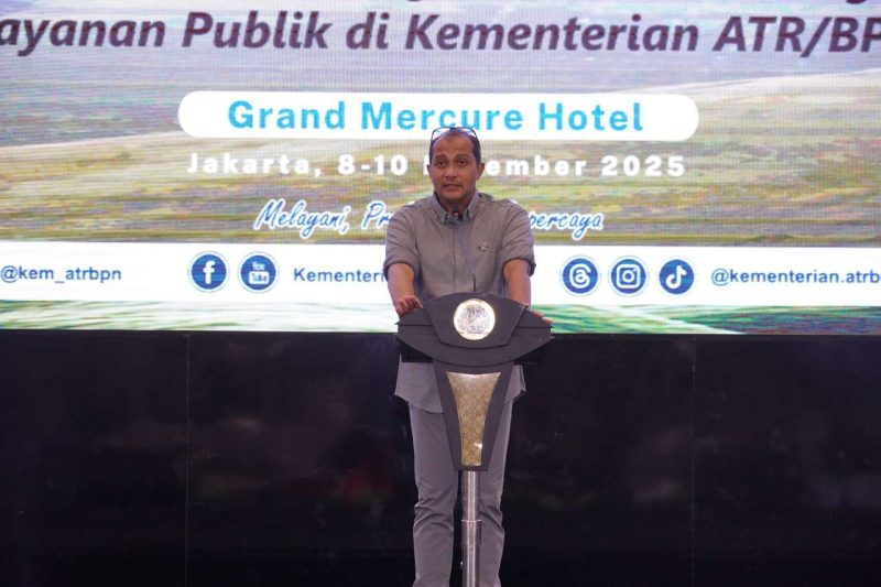 Transformasi Layanan Berintegritas Jadi Tema Rakernas Kementerian ATR/BPN 2025, Wamen Hukum: Salah Satu Kunci Ciptakan Pemerintahan yang Bersih
