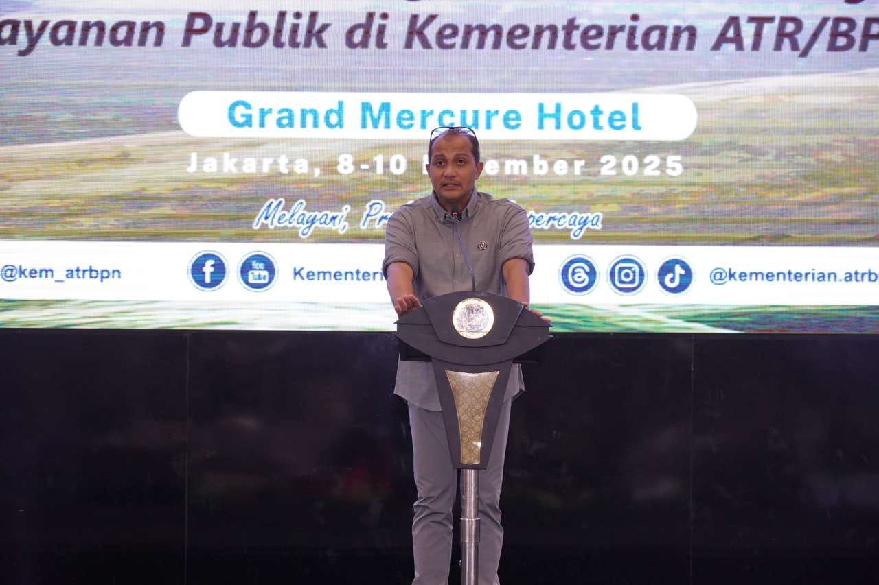 Transformasi Layanan Berintegritas Jadi Tema Rakernas Kementerian ATR/BPN 2025, Wamen Hukum: Salah Satu Kunci Ciptakan Pemerintahan yang Bersih