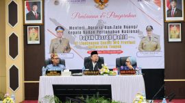 Pembinaan di Kanwil BPN Provinsi Kalteng, Menteri Nusron Minta Pelayanan Pertanahan Adaptif, Cepat, dan Bersih