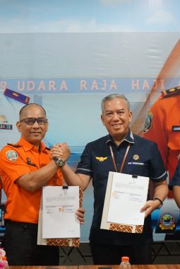 UPBU Raja Haji Abdullah dan Basarnas Tanjungpinang Perkuat Koordinasi Keselamatan Penerbangan