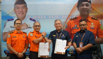 UPBU Raja Haji Abdullah dan Basarnas Tanjungpinang Perkuat Koordinasi Keselamatan Penerbangan