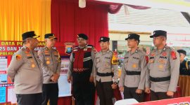 Kapolda Kepri Pastikan Kesiapan Pos Pengamanan Nataru di Karimun. FOTO: Humas Polres Karimun