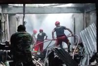 Satu Ruko di Pasar Lama Puakang Karimun Terbakar, Kerugian Capai Ratusan Juta Rupiah