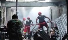 Satu Ruko di Pasar Lama Puakang Karimun Terbakar, Kerugian Capai Ratusan Juta Rupiah
