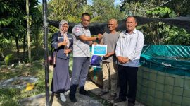 PT Timah Salurkan Bioflok dan Bibit Nila untuk Perkuat Ekonomi Warga Kundur Barat
