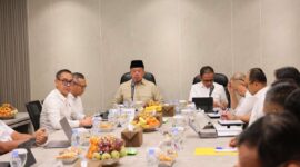 Menteri ATR/BPN Minta Berkas Layanan Pertanahan Diselesaikan Terukur dan Tepat Waktu. FOTO: BIRO HUMAS KEMENTERIAN ATR/BPN