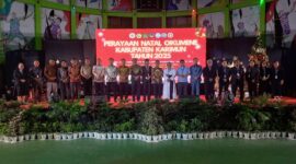 Dihadiri Lebih dari 3.000 Jemaat, Natal Oikumene Karimun Berlangsung Khidmat dan Meriah