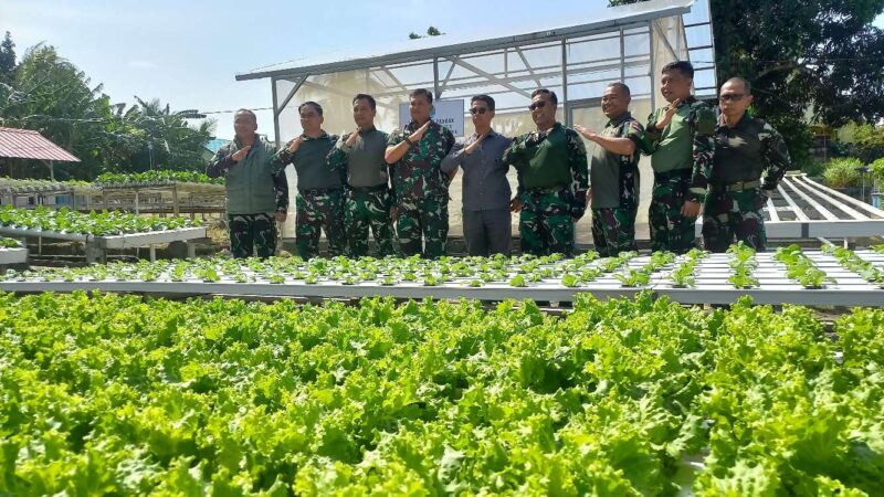 Tinjau Kebun Wonotirto, Pangkogabwilhan I Dorong Swasembada Pangan Karimun. FOTO: RK/KEPRI HEADLINE