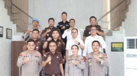 Kapolres Karimun Perkuat Sinergi dengan Kejari, FKUB, dan MUI di Hari Pertama Bertugas. FOTO: HUMAS POLRES KARIMUN