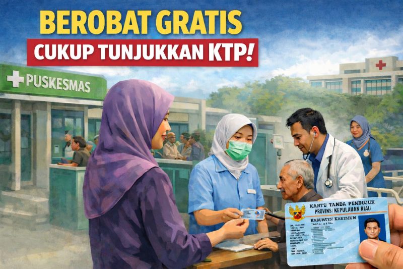 Sudah Diberlakukan, Kini Berobat Gunakan KTP Sudah Bisa Dinikmati Masyarakat Karimun