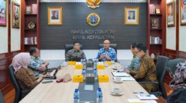 Wamen ATR/BPN Terima Kunjungan Wamenlu, Bahas Pengelolaan Hak Atas Tanah bagi WNA dan Diaspora. FOTO: BIRO HUMAS KEMENTERIAN ATR/BPN