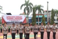 Mutasi di Tubuh Polres Karimun, Empat Jabatan Strategis Resmi Diserahterimakan. FOTO: HUMAS POLRES KARIMUN