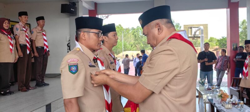 Pengurus Kwarran Pramuka Meral Resmi Dilantik, Siap Perkuat Pembinaan Karakter Generasi Muda. 
