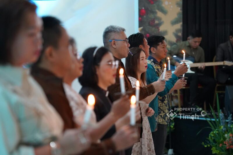 PT Timah Gelar Natal Oikumene, Perkuat Spiritualitas dan Kepedulian Sosial. FOTO: BIDANG CORCOM PT TIMAH TBK