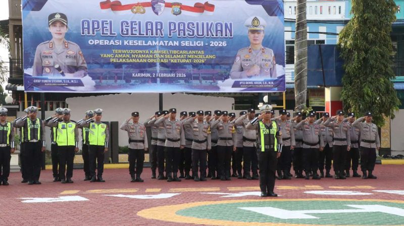 14 Hari Operasi Keselamatan Seligi, Polres Karimun Sasar Pelanggaran Lalu Lintas. FOTO: HUMAS POLRES KARIMUN/KEPRIHEADLINE.ID