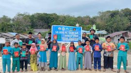 Target 10.000 Mushaf, 9.540 Alquran Wakaf BWA Sudah Tersalurkan di Karimun