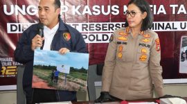 Polda Kepri Ungkap Kasus Mafia Tanah di Pulau Rempang, Satu Tersangka Ditahan. FOTO: HUMAS POLDA KEPRI/KEPRIHEADLINE.ID