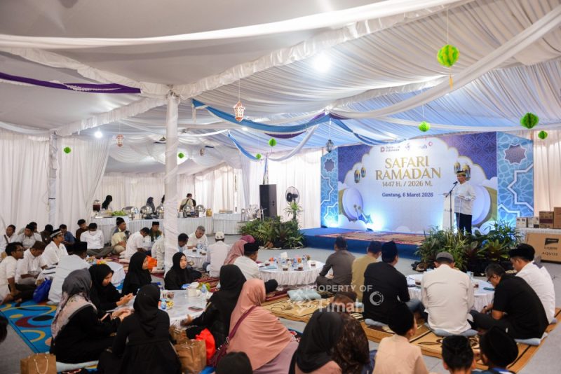 Safari Ramadhan PT Timah di Belitung Timur, Santuni 150 Anak Yatim dan Salurkan 600 Paket Sembako